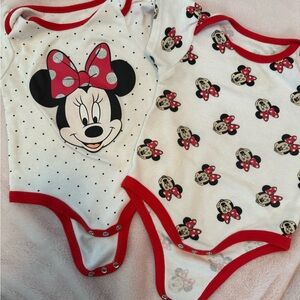 Disney Baby Minnie Mouse onesies